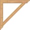 Ekena Millwork Traditional Traditional Smooth Bracket w/ Offset Brace, Western Red Cedar, 5 1/2"W x 36"D x 36"H BKT0604X36X36TRA01SWR - alternate 3
